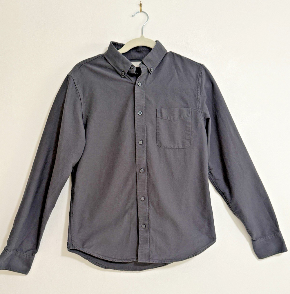 Everlane XS Men’s Classic Oxford Button Down Slate Shirt